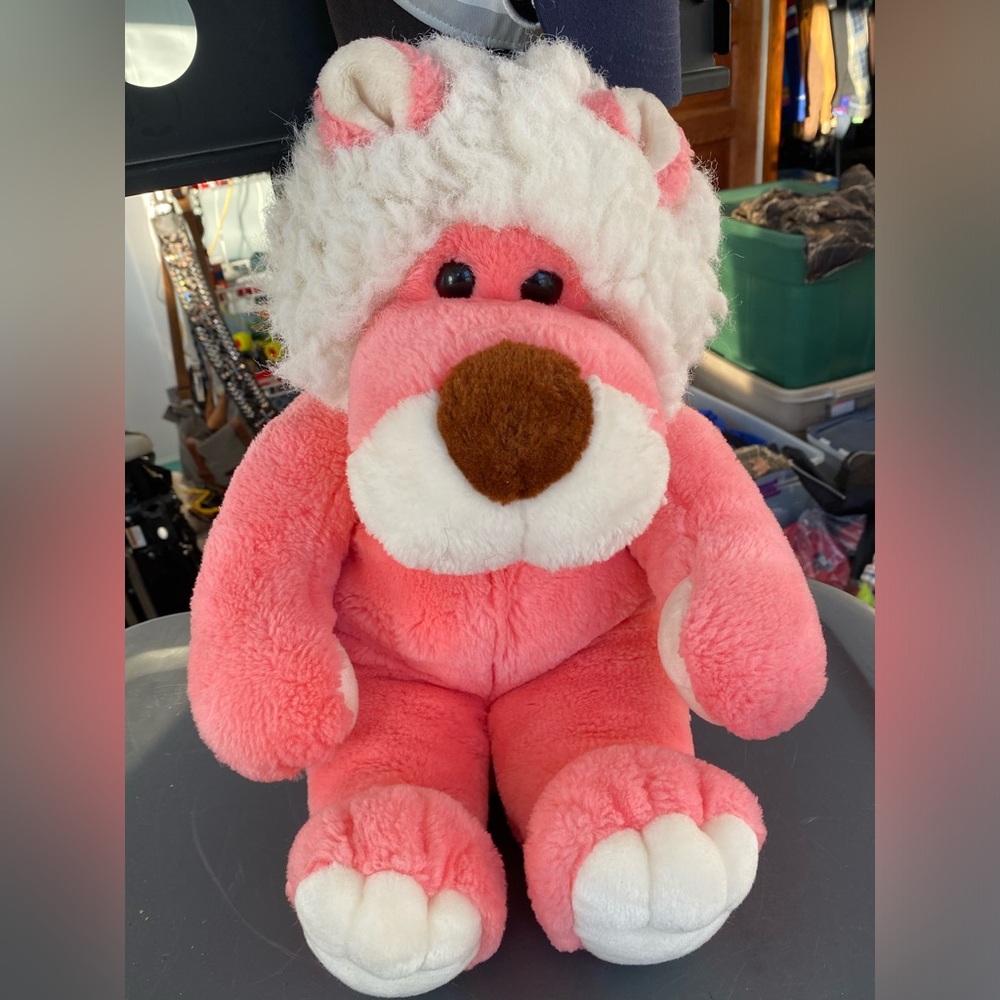 Vintage 1992 24K Polar Puffs Play Talkin’ Zollie Lion Plush 20” Hand Puppet